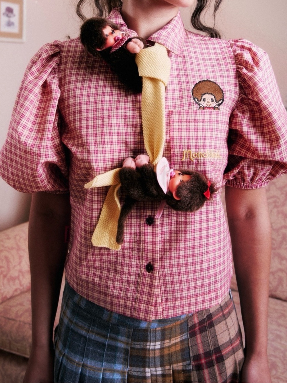 Monchhichi x Lazy Oaf Shirt